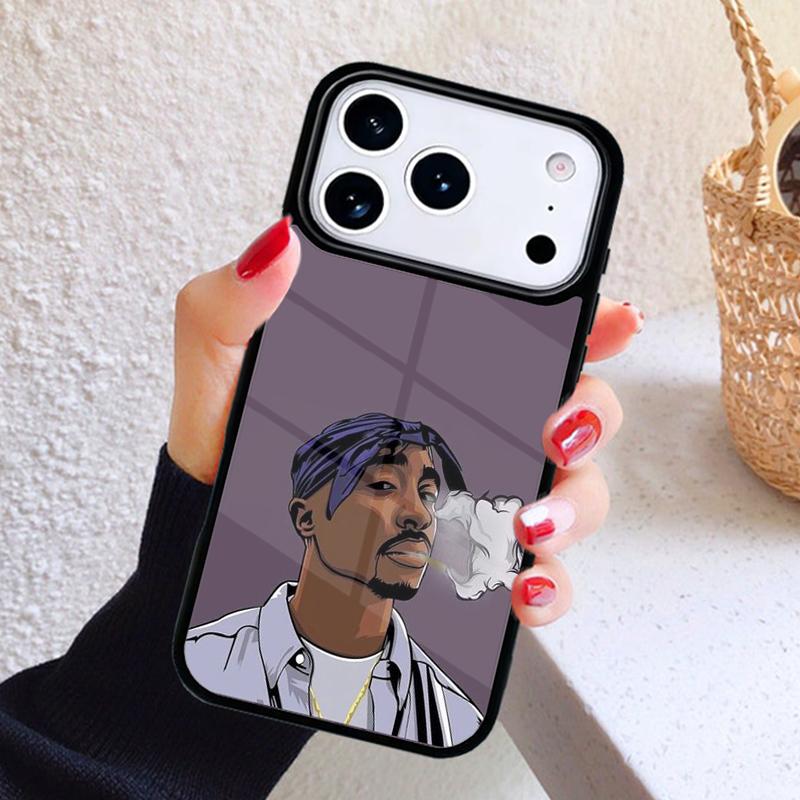 Tupac 2pac Phone Case For iPhone 17 Air 16 15 14 13 12 11 Pro Max Plus