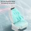 Car Headrest Cooling Fan 3000mAh Small Air Conditioner 3 Speeds Adjustable Electric Air Fan Protable Summer Car Accessories