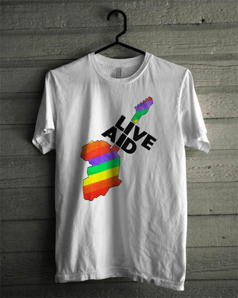 Live Aid Shirt and kids tshirt 1985 Elton John Freddie Mercury David Bowie 80s Men's Unisex T-Shirt and kids tshirt