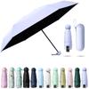 Sun Umbrella Folded Ultra-light Six-bone With Box Sun Protection UV Protection Sun Shade Sunshine