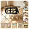 Folding Dog Grooming Table 6-Hole Pet Washing Station Cat Bathing Restraint Rack  Picking Ears
