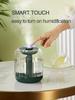 1000ml Air Humidifier 2000MAH Multiple Filling Essential Fragrance Diffuser 7 Colors Light Coly Mist Can Add Flowers Fruit | Humidifiers (White)