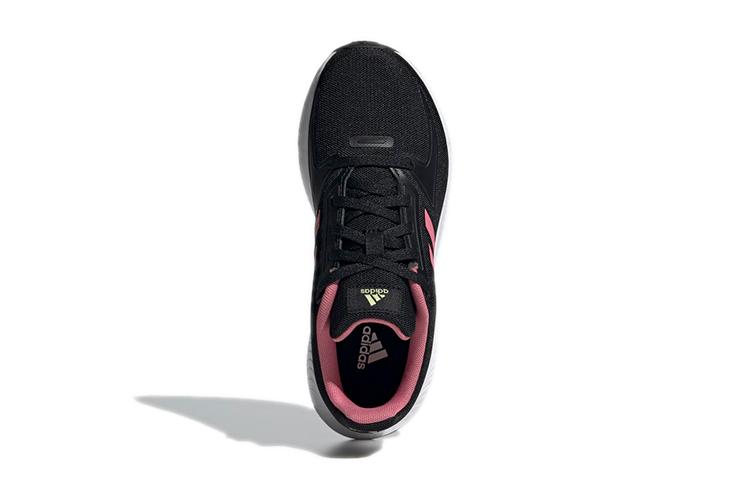 adidas Runfalcon 2.0 Удобные Устойчивые к истиранию Дышащие Низкие Детские Беговые Кроссовки Черно-Розовые Детские GZ7420