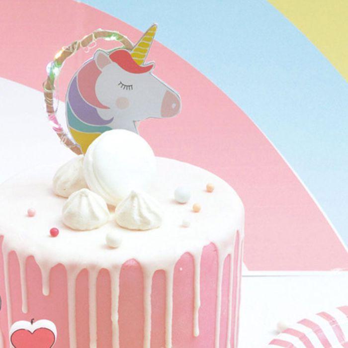 Cake topper LED Licorne
