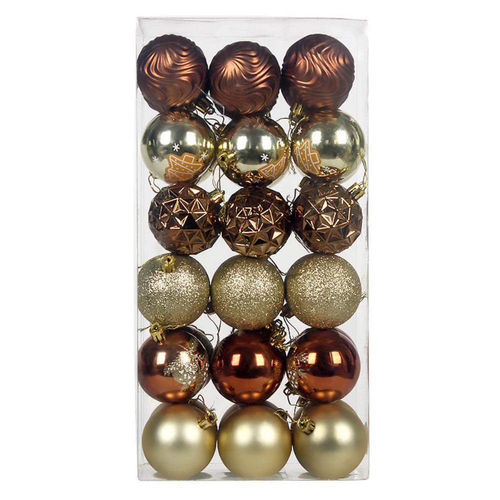 36PCS Tree Decor Set Xmas Tree Ornaments Christmas Pendent Ornaments Christmas Tree Decorating