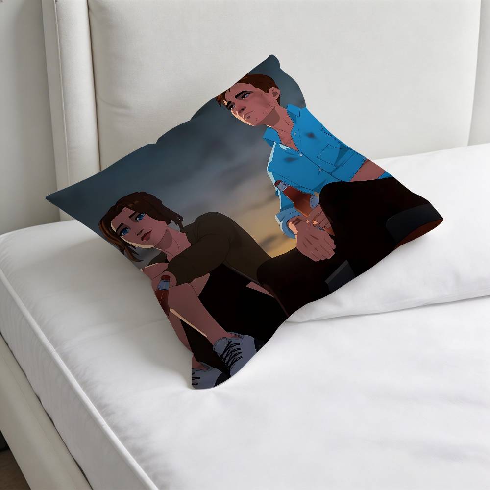 DDispatch Robert Waterboy Square Pillow Case Soft Decorative Throw Pillow Cover for Home Sofa Bed