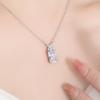 Niche Design Zircon Pendant Necklace Korean Style Elegance, Fashion, Simplicity Women's