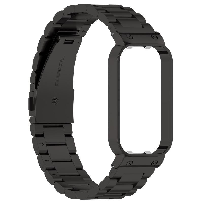 UIENIE 18 мм миланский ремешок для браслета Xiaomi Redmi Band 2 + защитный чехол-бампер Смарт-часы браслет для Xiaomi smart Band 8 Active Correa
