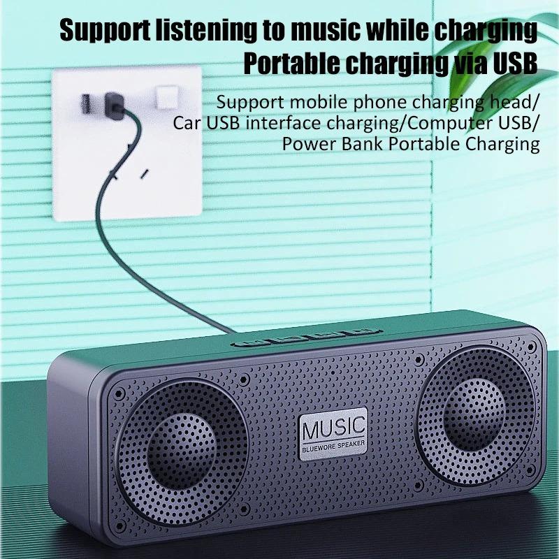 S18 Беспроводной Креативный Bluetooth Умный Динамик Аудио для Мобильного Телефона Компьютера Сабвуфер Удобное Радио для Улицы