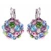 Vogue Cubic Zirconia Ball Eardrop Leverback Earrings Party Jewelry