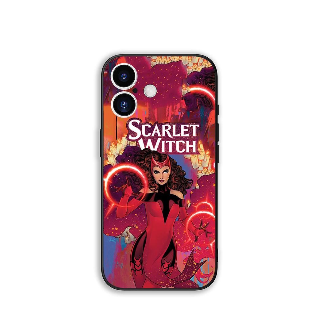 Для Samsung Galaxy A25 A37 A57 A12 A14 A31 A41 A50 A51 A70 A71 A72 A21S A04 M15 Note 20 9 8 10 Чехол M-Marvels Алая Ведьма