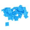 50Pcs Finger Sleeve Silicone Soft Thin Universal Finger Protector Instrument Accessories Sky Blue