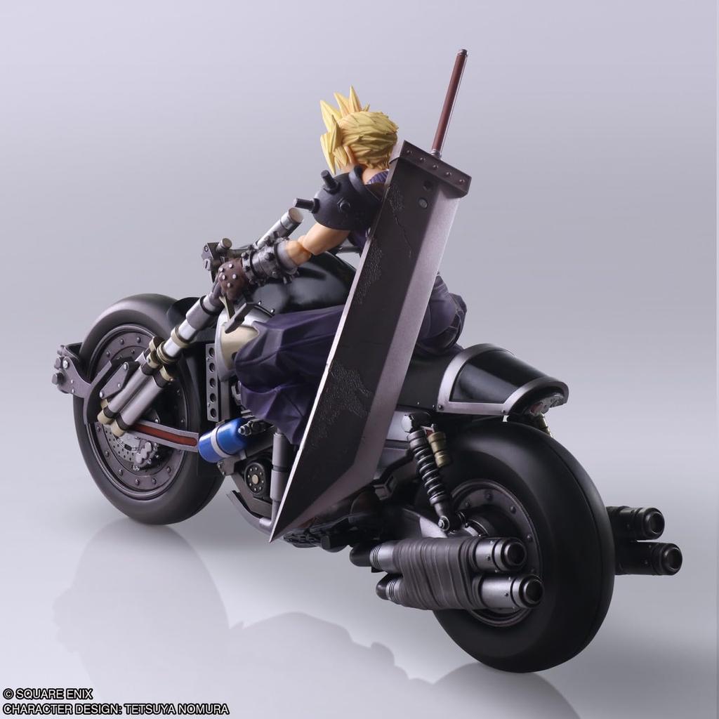 Final Fantasy VII Bring Arts Strife Hardy PVC painted action figure <Cloud & Daytona>