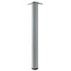 NEIVA ADJUSTABLE LEG FOR TABLE Ø80 H870 METAL GRAY FINISH