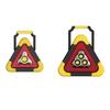 Solar Warning Light Roadside LED Work Light Flashing Light Triangle Warning Sign  Road Safety