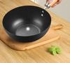 Multi-Use Mini Iron Wok: Non-Stick, Induction & Gas Compatible Flat Bottom Pan for Home & Outdoor Cooking