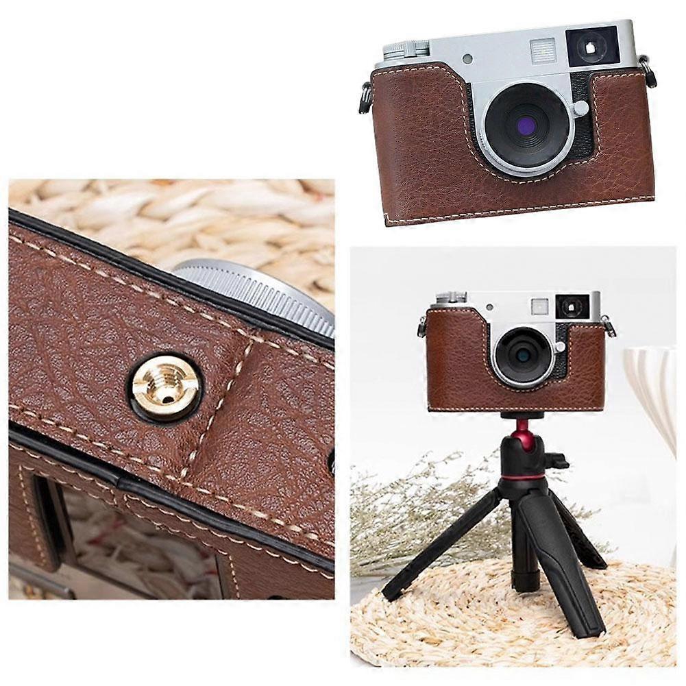 For Fuji Xhalf Protective Cover For Xhalf Half-Grid Camera Bag Base Leather Case