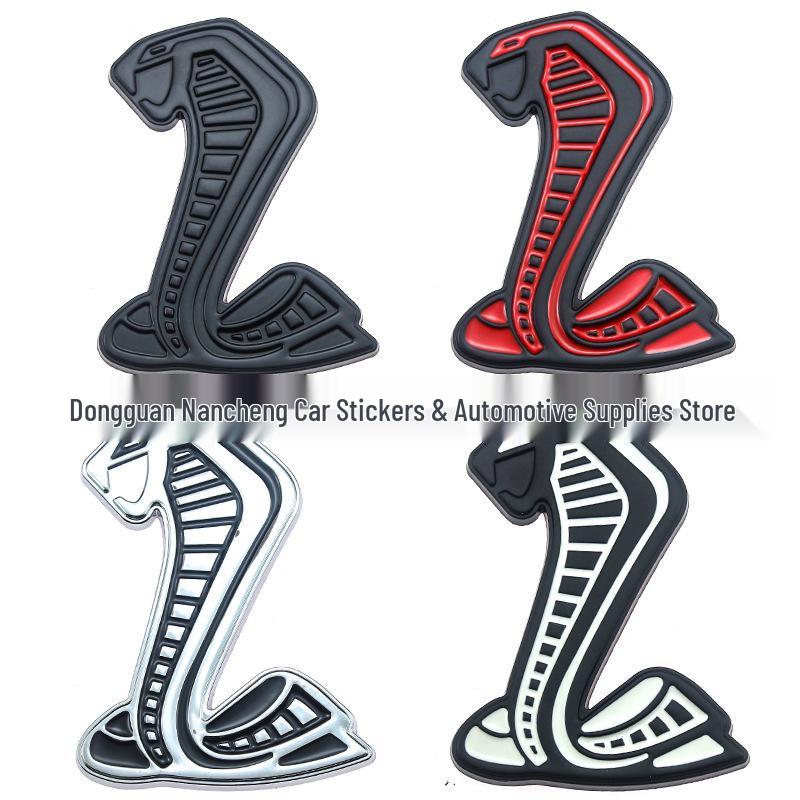 Металлические наклейки на автомобиль Ford Mustang GT500: Эмблемы Cobra & Shelby GT