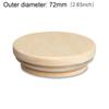 Wooden Bottle Sealing Caps Compatible Wood Lids Wide Mouth Cover Mason Jar Lid Canning Storage