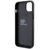Case BMW BMHCP14S22GSLK iPhone 14 / 15 / 13 6.1" black/black hardcase Grip Hot Stamp