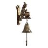 Dog Welcome Bell Vintage Shopkeepers Bell Wall Mounted Dog Door