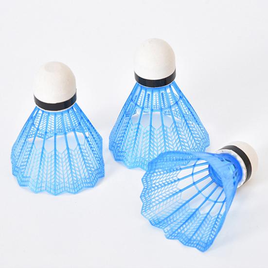 12 шт. воланов для бадминтона, яркие цвета, многоразовые, легкие, портативные, для тренировок, бадминтон для детей, для развлечений