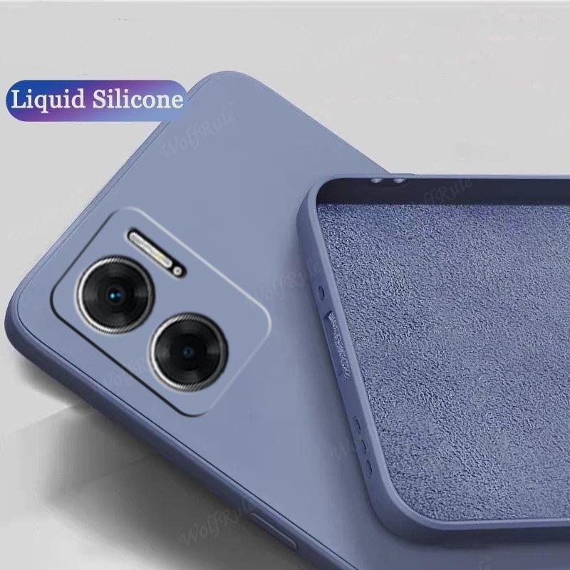 For Cover Xiaomi Redmi 10 5G Case For Redmi 10 5G Capas New Shockproof Silicone Liquid Back TPU Soft Case For Redmi 10 5G Fundas