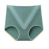 «Женские бесшовные трусы из чистого хлопка с высокой талией и графеном — подтяжка бедер и простой модный дизайн»