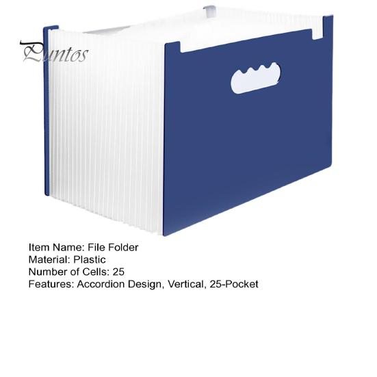 Папка-аккордеон с 25 карманами, водонепроницаемый расширяемый органайзер для документов с цветными этикетками, вертикальный органайзер для хранения документов для домашнего офиса