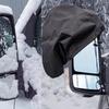 2 шт. Чехлы на зеркала заднего вида автомобиля от снега - с регулируемыми ремешками, легко устанавливаются и снимаются - Универсальная посадка для большинства внедорожников, минивэнов