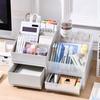 Drawer Style Cosmetic Storage Box Large Capacity Multilayer Desktop Sundries Organizer Multi-purpose Stationery Container