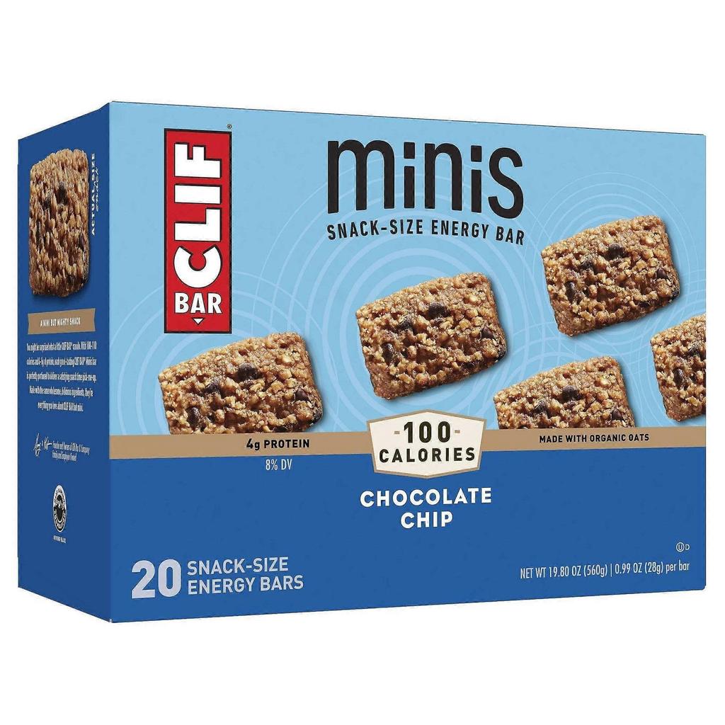 Clif Bar Chocolate Chip Energy Bar Minis, 20 Ea
