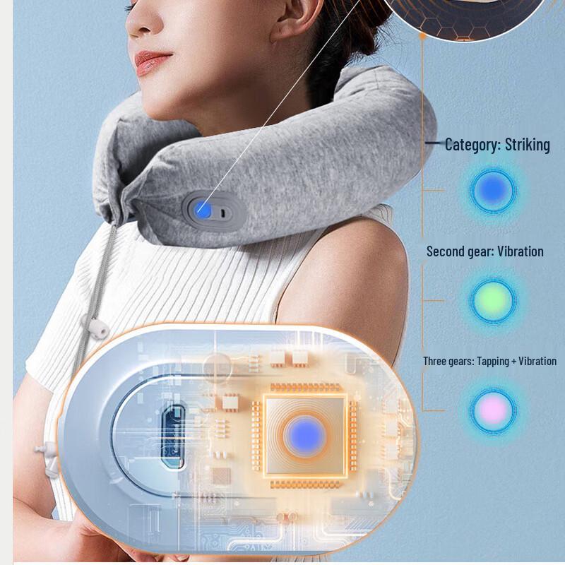 Hezheng Portable U-shaped Memory Foam Neck Massager Pillow