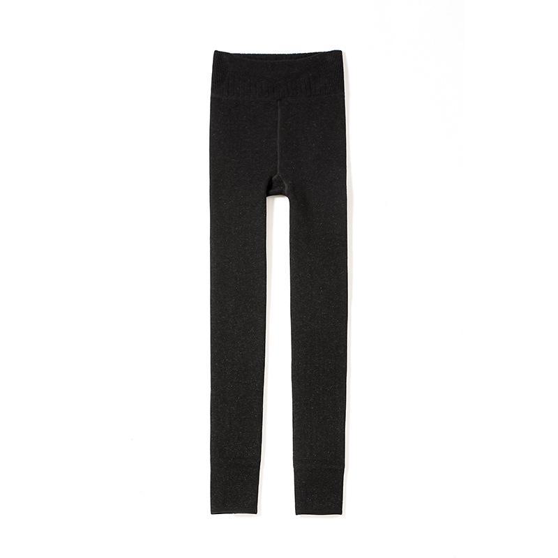 1900D Cotton Vertical Striped High-Waist Leggings with Plus Velvet, Skin-Tone, Slightly Compressive, for a Slim Look, Women's Footed Pantyhose.