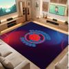 Blackburn Rovers Football Print Crystal Velvet Rug, Comfortable Water Absorbent Non Slip Indoor Floor Carpet