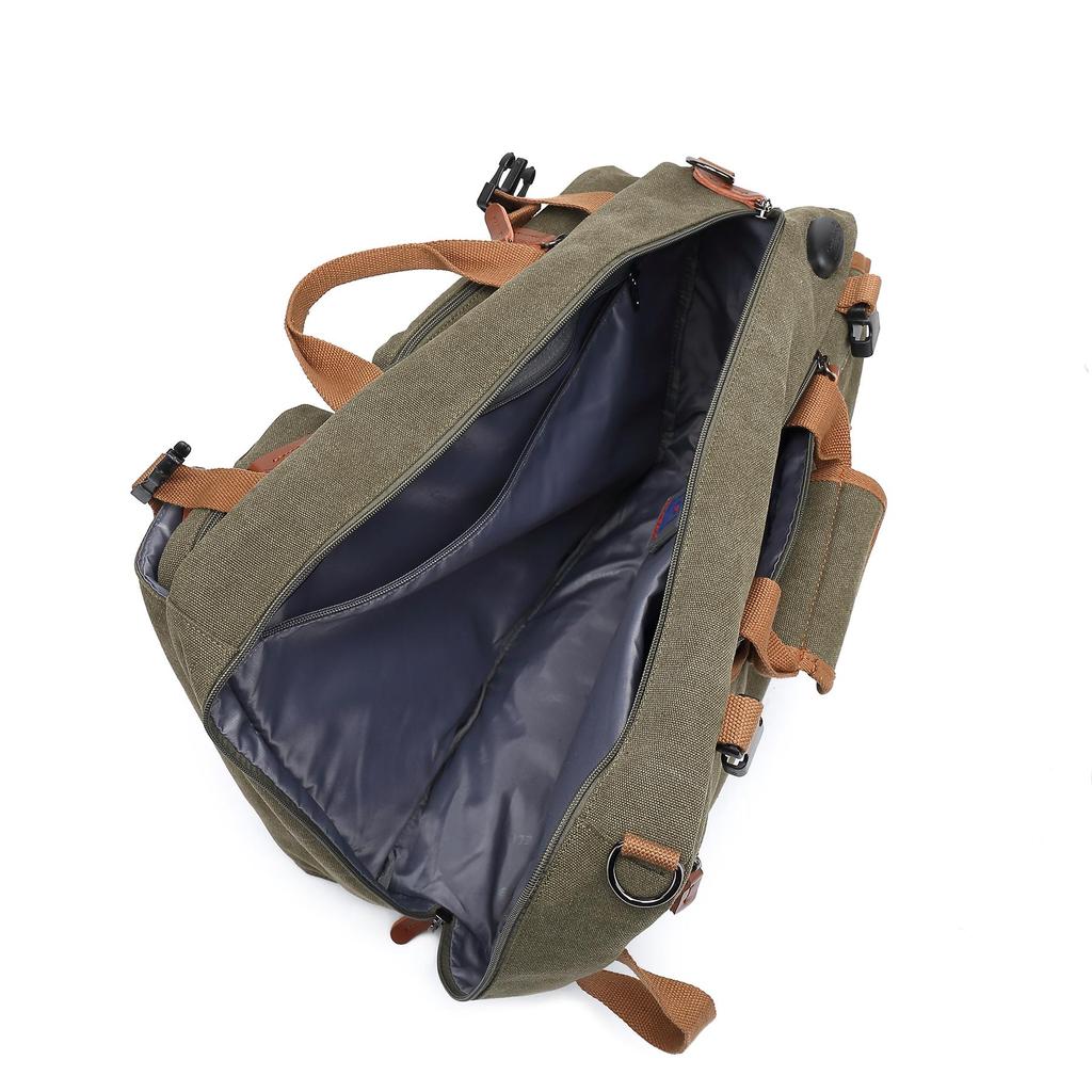 Мужской рюкзак Cool Bell, мужская многофункциональная сумка через плечо, сумка-мессенджер и сумочка, водонепроницаемый рюкзак для ноутбука, холст CB5503 15,6/17,3 дюйма