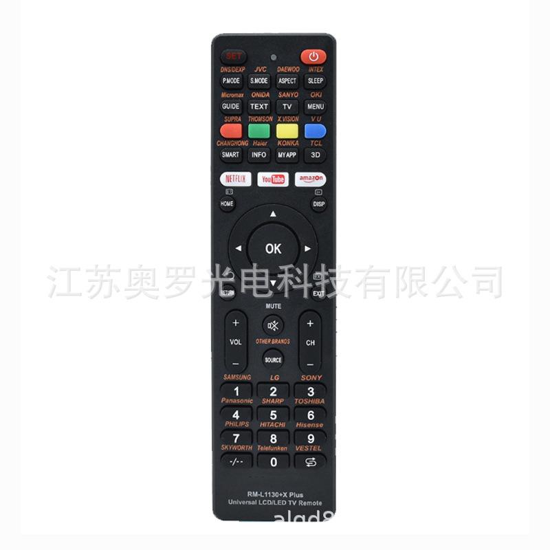 LCD TV remote control YouTube RM-L1130+X PLUS