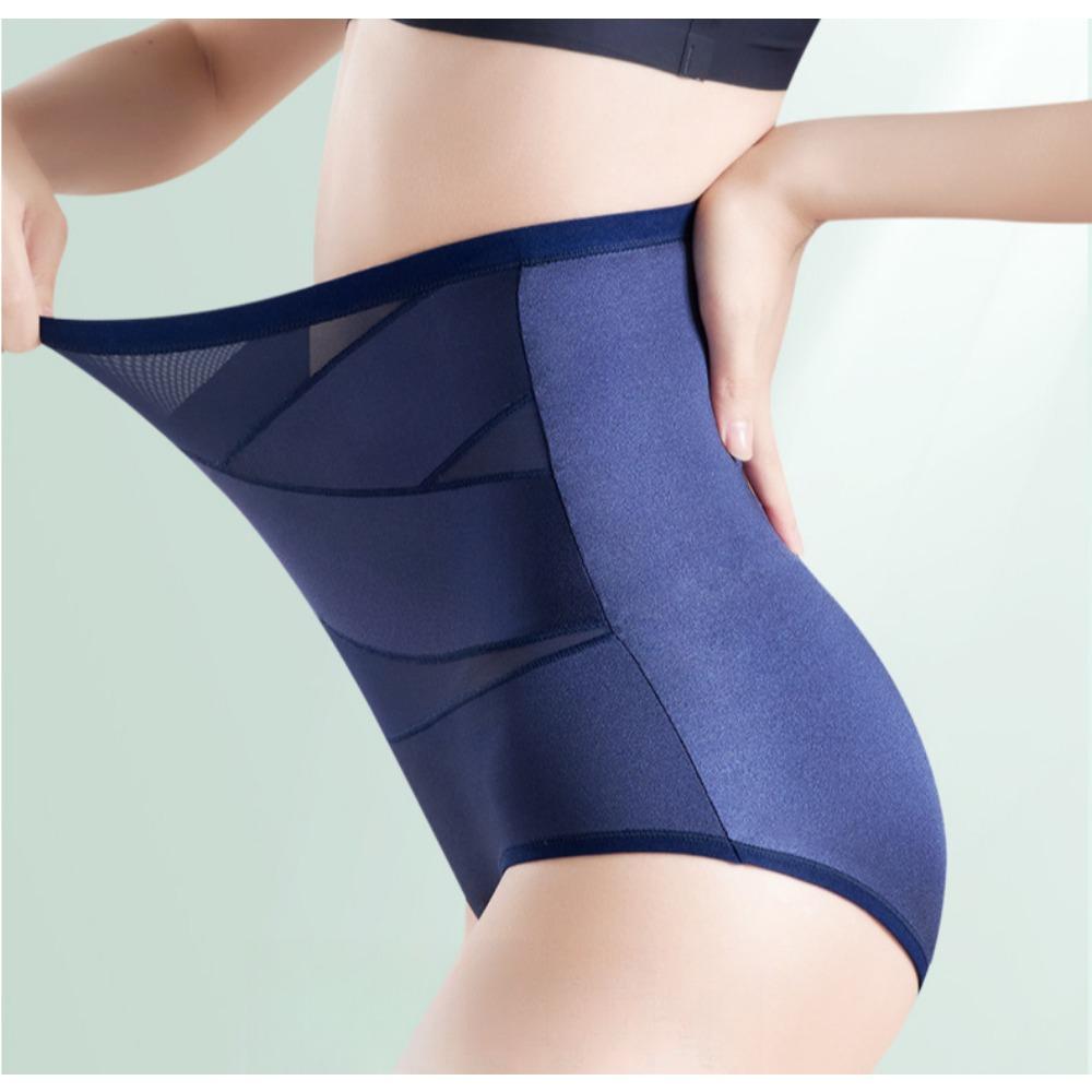 1 шт. взрывоопасный крестообразный бандаж с высокой талией из ледяного шелка, утягивающие брюки для живота, женское тонкое дышащее женское корректирующее белье
