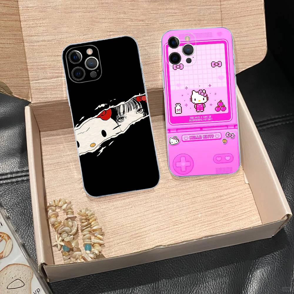 Милый чехол для телефона H-Hello-Cat-Kittyes для iPhone 17 16 14 11 12 13 15 Pro Max 14 Plus 17 Air