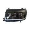 Совместимо с Toyota Land Cruiser LC100 1998-2007 Блок-фара со светодиодными дневными ходовыми огнями и указателями поворота.