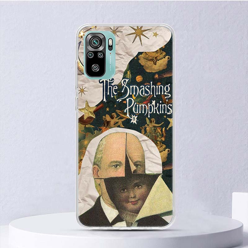 Rock The Smashing Pumpkins Soft Case For Xiaomi Redmi Note 14 14S 13 12S 11S 10S 12 11 10 Phone Cover 11T 11E Pro Plus 9 9S Shel