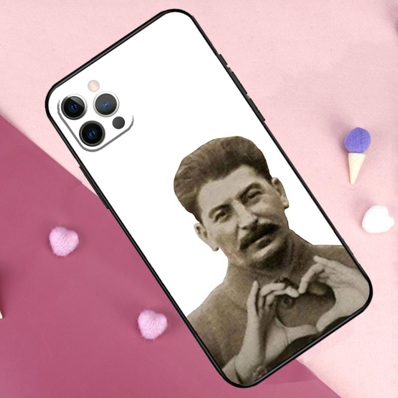 Russian Stalin Ussr Case For iPhone 15 16 14 Pro Max Plus 13 12 Mini 11 Pro Max X XR XS Max 7 8 Back Cover