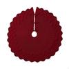 Christmas Tree Skirt with Bow, Round 36 Inch for Holiday Decor