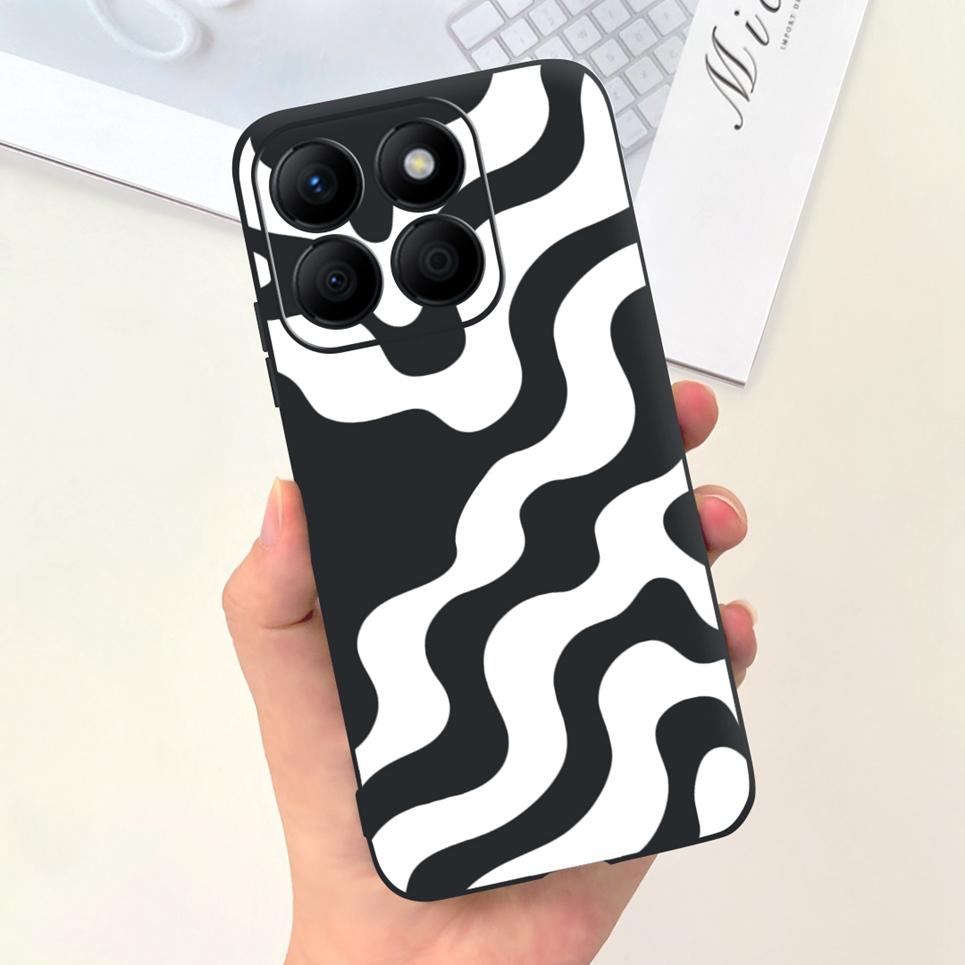 Space Man Dinosaur Back Bumper For Honor X8b Honor X9b Phone Case Matte Liquid Silicone HonorX8b X 8 b Soft Housing Funda Etui
