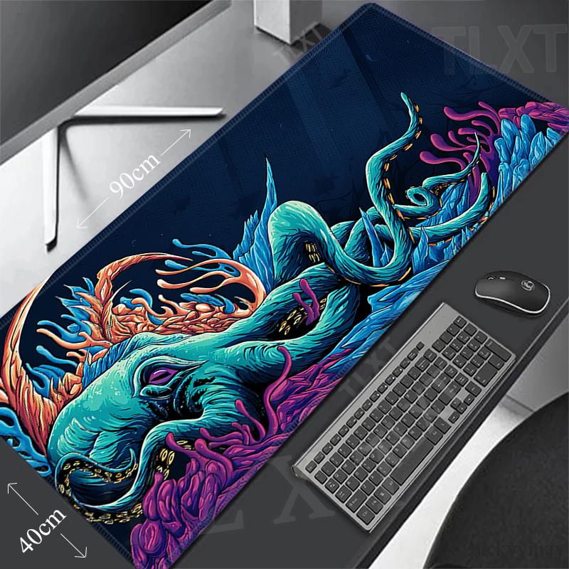 XXL Lock Edge Mousepads Large Gaming Mousepad Keyboard Mats Mouse Mat Cute Cat Desk Pad For Gift Kawaii Mouse Pads Extanded Pads