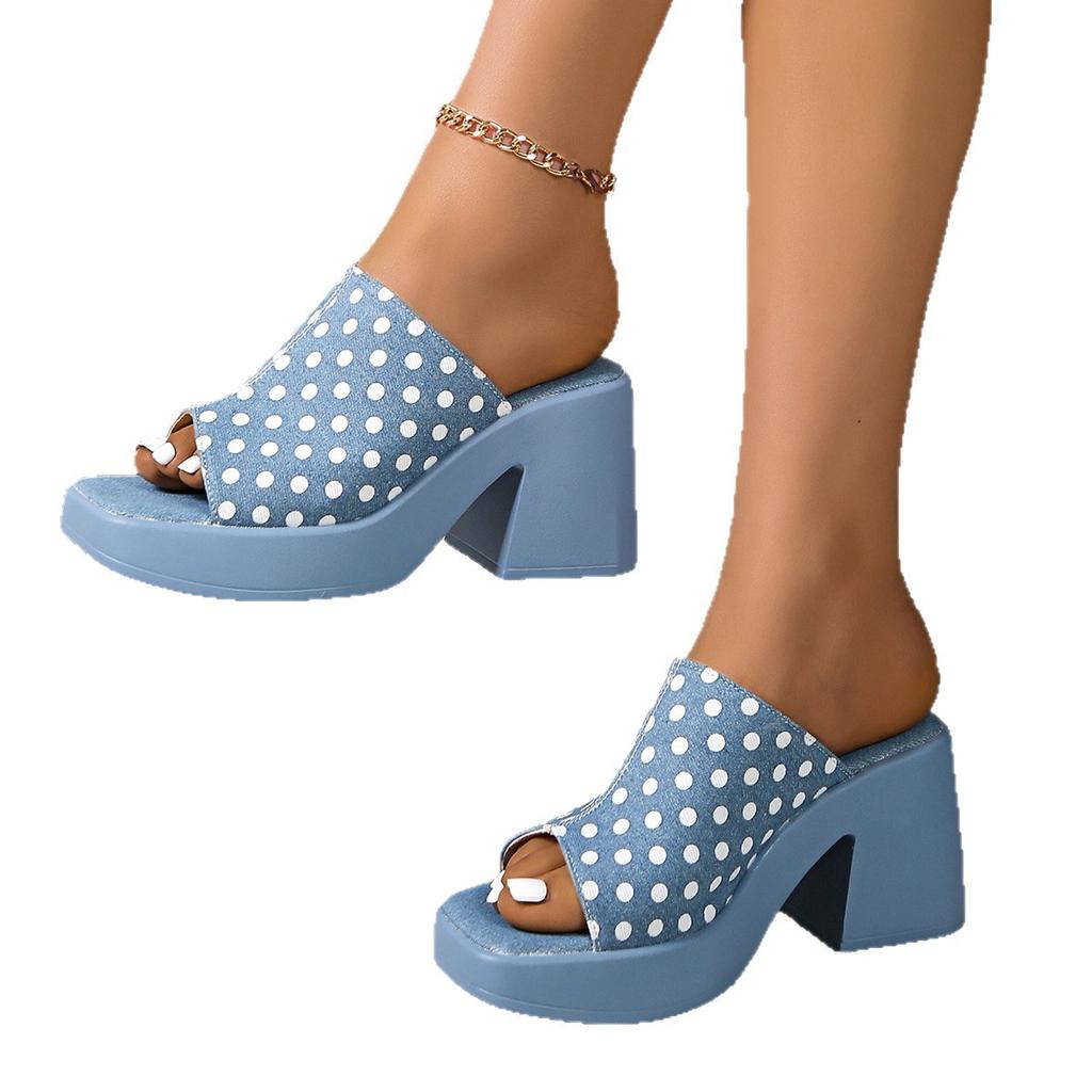 Summer New Non-slip and Wear-resistant Muffin Thick-soled Women's Slippers, Popular Versatile Fashion Beach Slippers