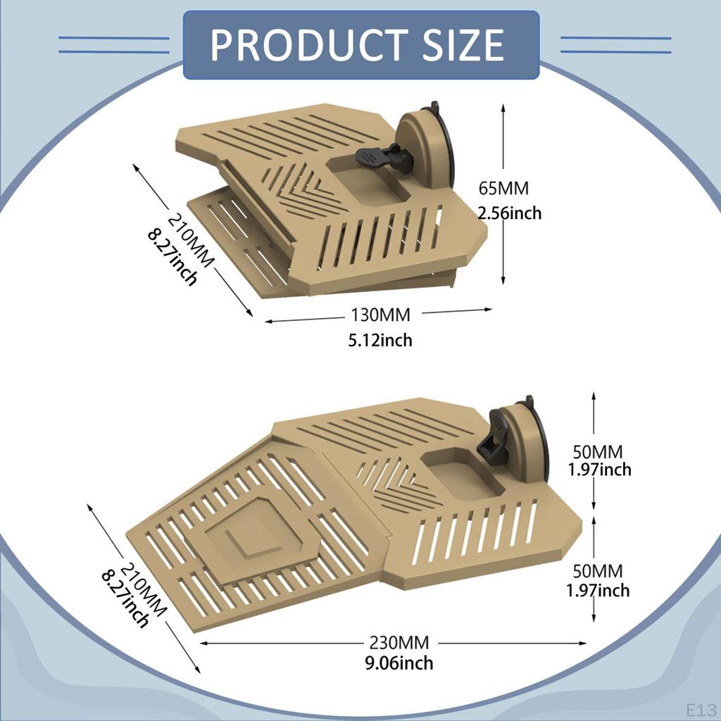 Turtle Basking Detachable Ramp Reptile Terrace for Frog Aquarium Water Tank Fish