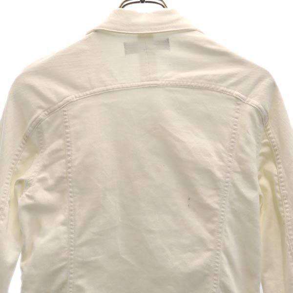 1piu1uguale3 RELAX White denim trucker Jacket S white Men's Used