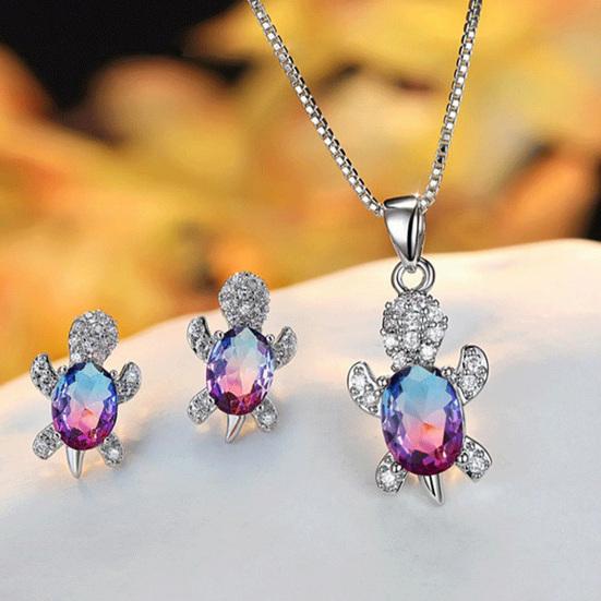 Стильный женский комплект ожерелья, универсальный женский наряд