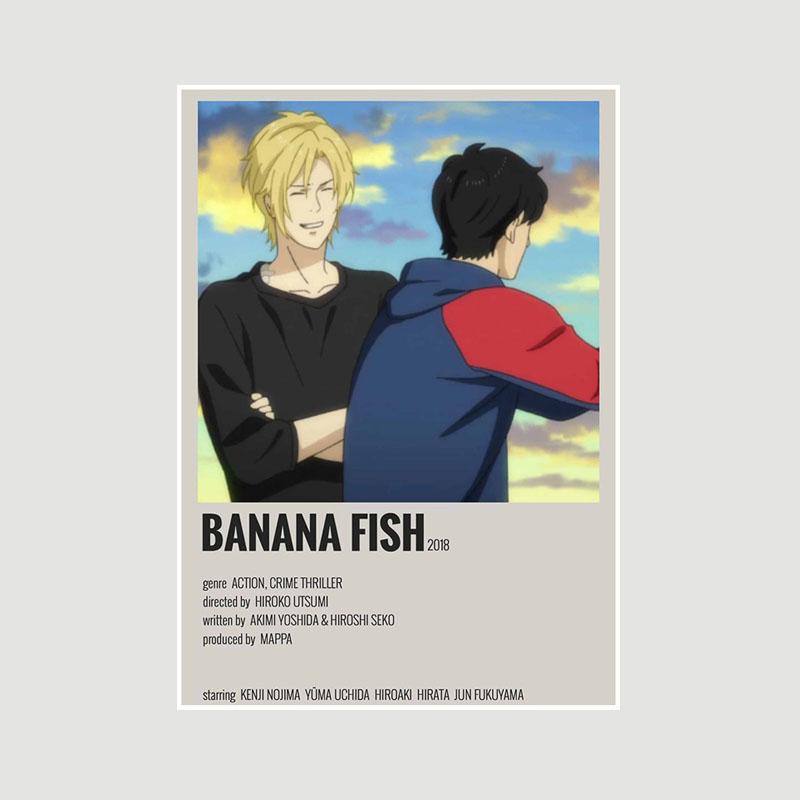 Retro White Paper Minimalist Anime Posters Fans Collection Jujutsu Kaisen Demon Slayer Poster Decor Home Decoration Wall Art Painting